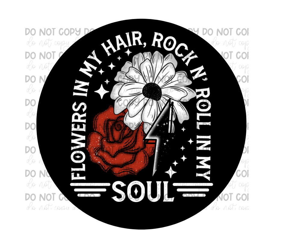 Rock n Roll Soul white-Ready to Press Transfer
