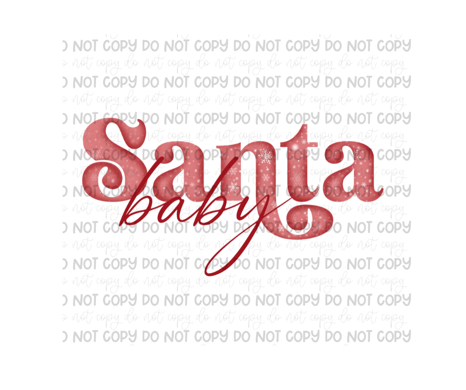 Santa Baby-Ready to Press Transfer