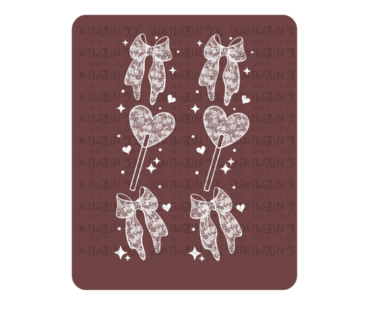 Lace Valentine Sleeve-Ready to Press Transfer