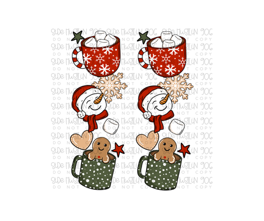 Hot Cocoa Season mugs Sleeve-Ready to Press Transfer