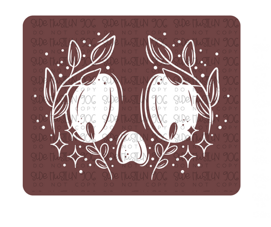 Greenery Skellie white-Ready to Press Transfer