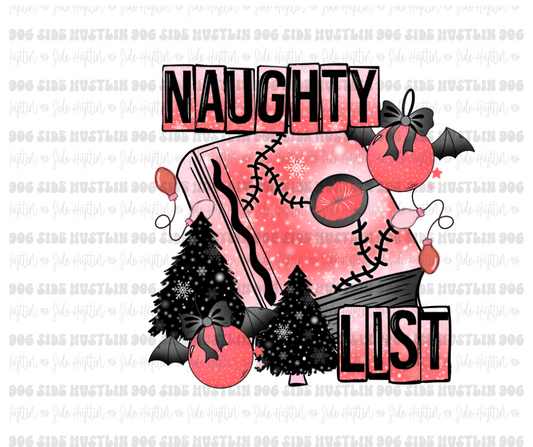 Naughty List-Ready to Press Transfer