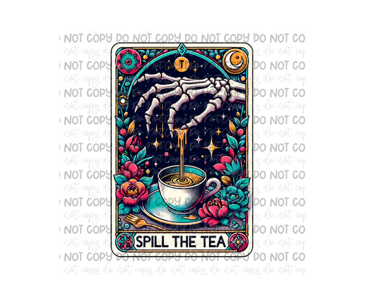 Spill the Tea tarot-Ready to Press Transfer