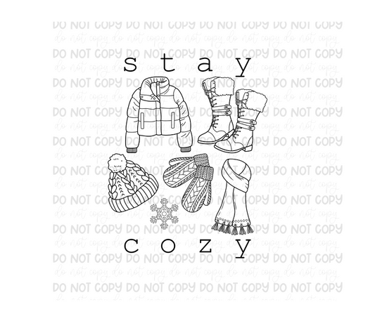 Stay Cozy-Ready to Press Transfer