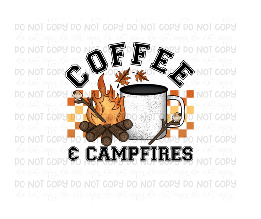 Coffee Campfires-Ready to Press Transfer