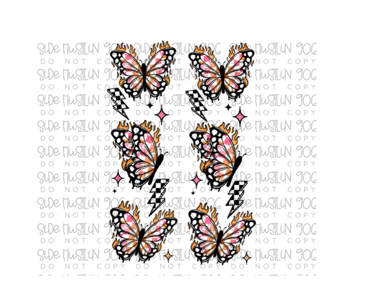 Unbothered Butterfly Sleeves-Ready to Press Transfer