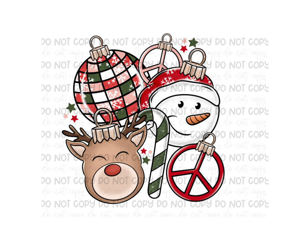 Christmas Collage-Ready to Press Transfer
