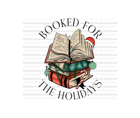 Booked for the Holidays-Ready to Press Transfer