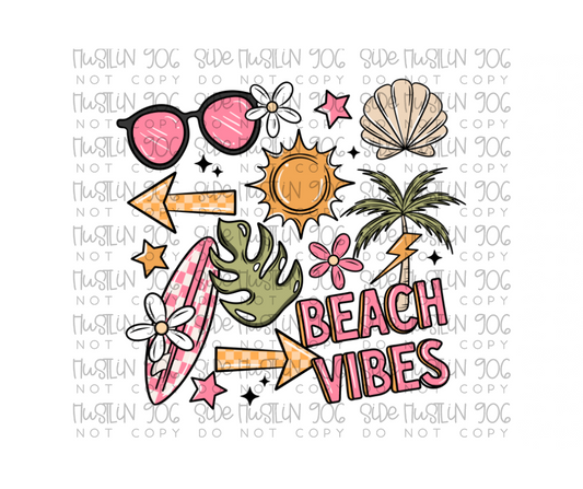 Beach Vibes Girl-Ready to Press Transfer