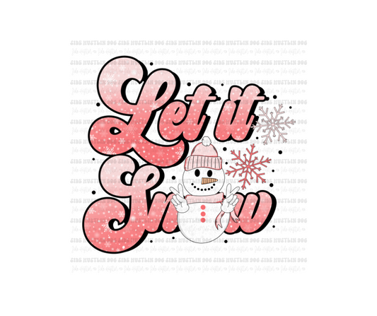 Let it Snow-Ready to Press Transfer