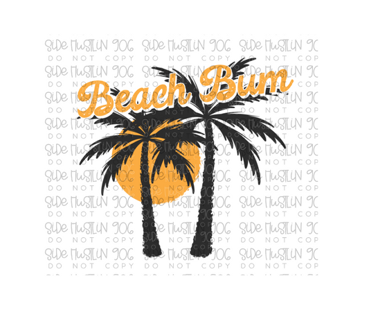 Beach Bum Yellow-Ready to Press Transfer