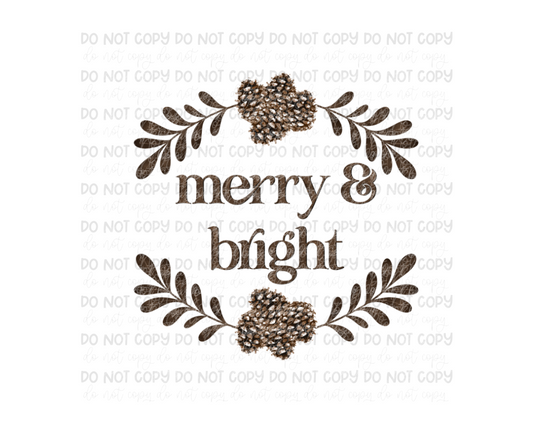 Merry & Bright-Ready to Press Transfer