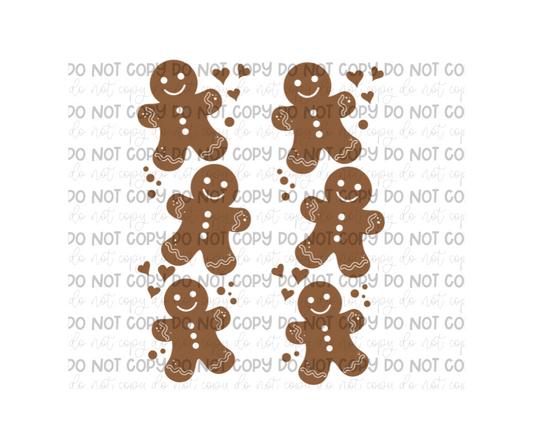 Gingerbread Bakery Sleeves-Ready to Press Transfer