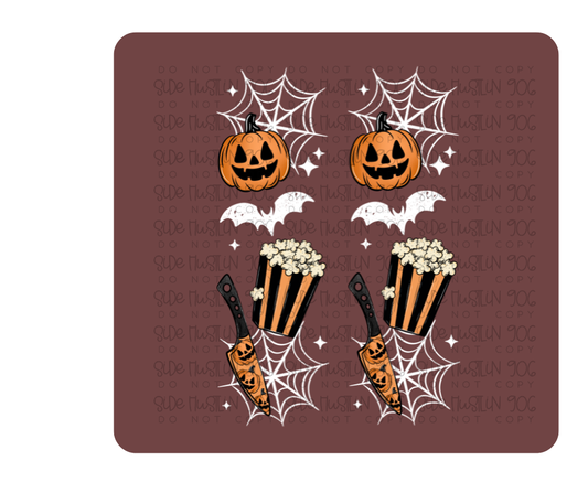 Scary Movie Season Sleeve White-Ready to Press Transfer