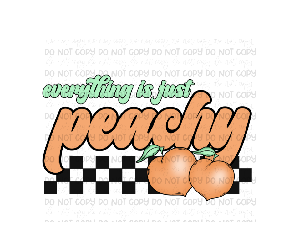 Everything is just Peachy-Ready to Press Transfer