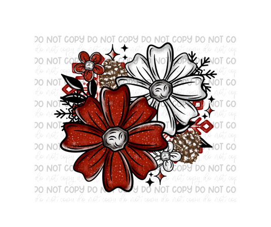 Christmas Florals-Ready to Press Transfer