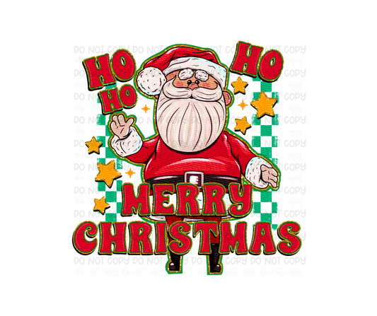 Ho Ho Ho Merry Christmas-Ready to Press Transfer
