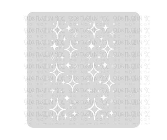 Stars white Sleeves-Ready to Press Transfer