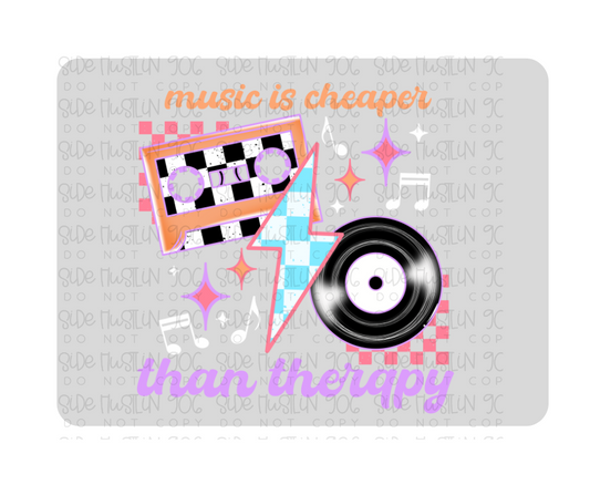 Music Therapy white accents-Ready to Press Transfer