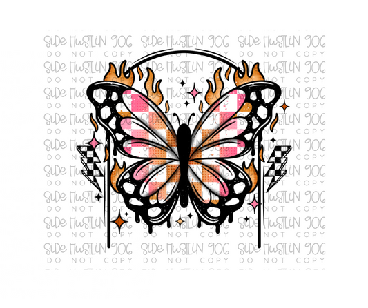 Unbothered Butterfly no words-Ready to Press Transfer