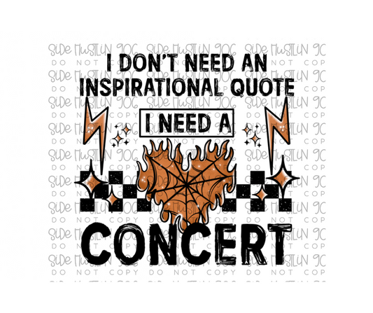 I need a Concert Orange and Black-Ready to Press Transfer