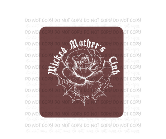 Wicked Mother's Club rose white-Ready to Press Transfer