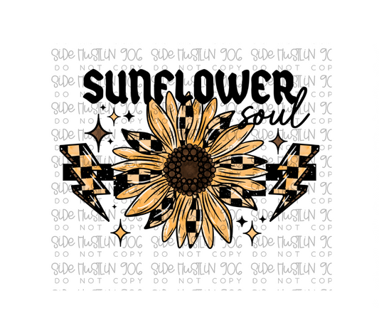 Sunflower Soul-Ready to Press Transfer