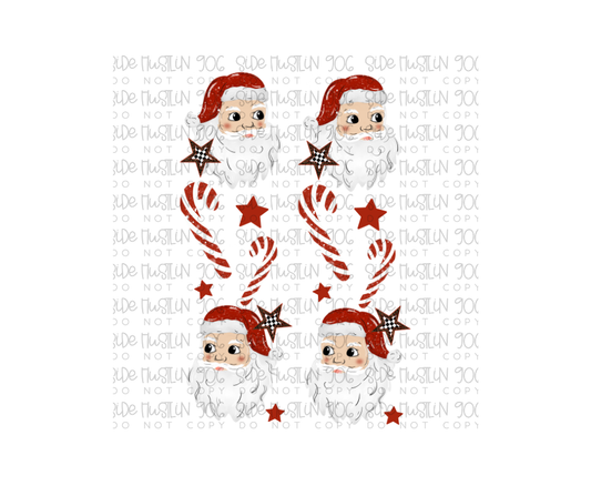 Santa Sleeve Lighter Skin Tone sleeve-Ready to Press Transfer