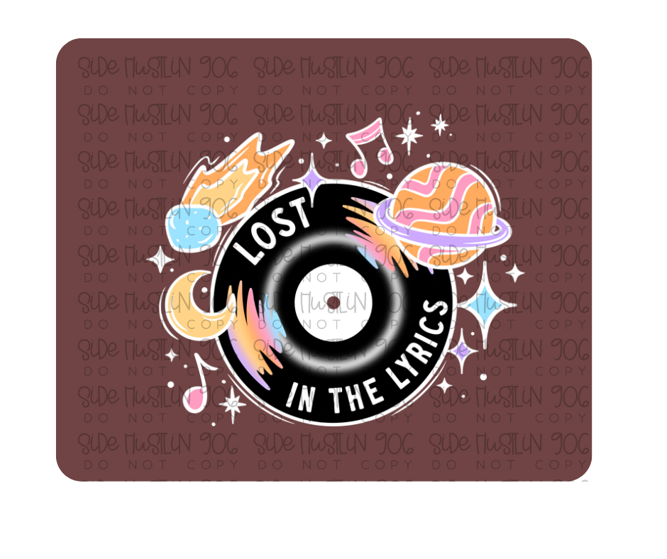 Lost in the Lyrics white-Ready to Press Transfer