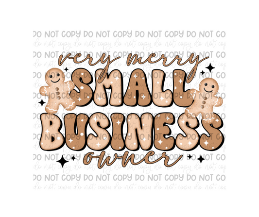 Merry Small Biz-Ready to Press Transfer