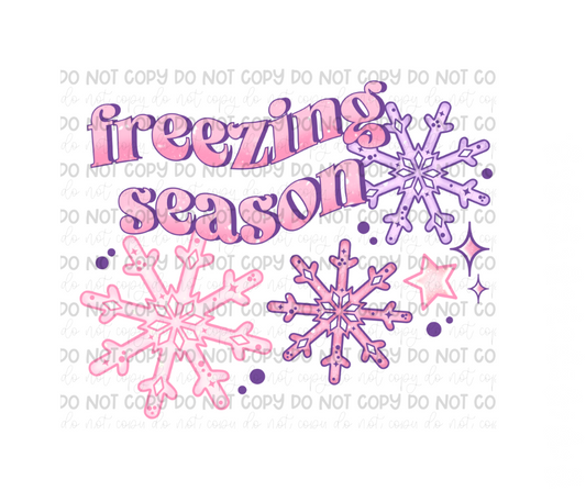 Freezing Season-Ready to Press Transfer