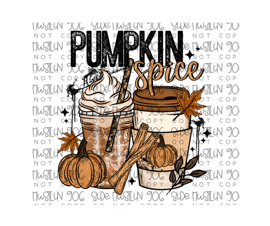 Pumpkin Spice-Ready to Press Transfer