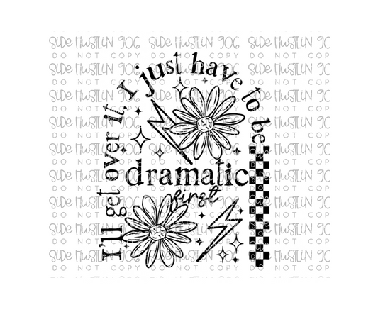 Dramatic Single Color-Ready to Press Transfer