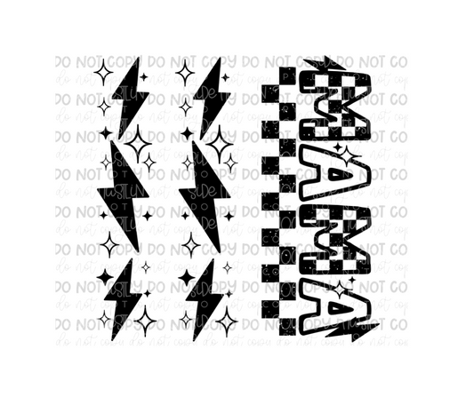 Mama with Sleeve single color-Ready to Press Transfer