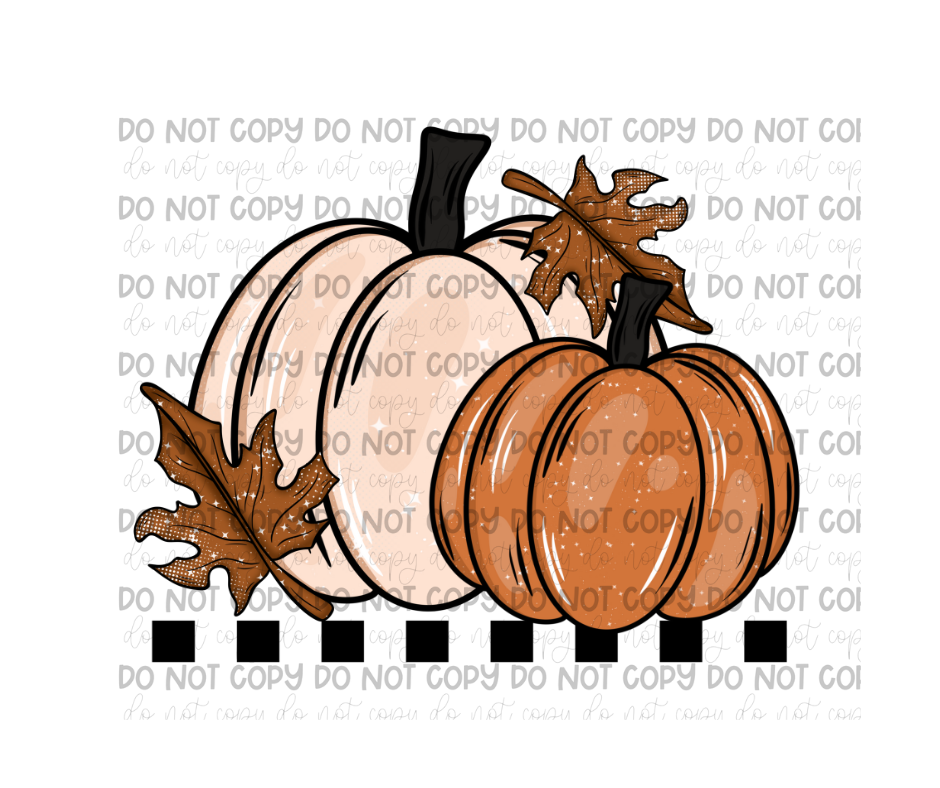 Fall Festival pumpkins-Ready to Press Transfer