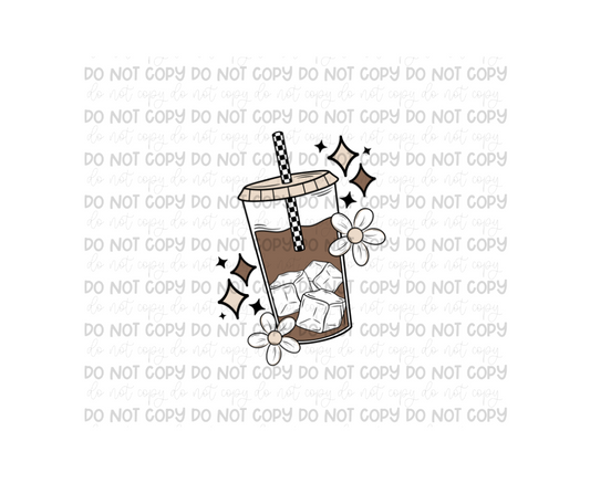 Coffee Cup card-Ready to Press Transfer