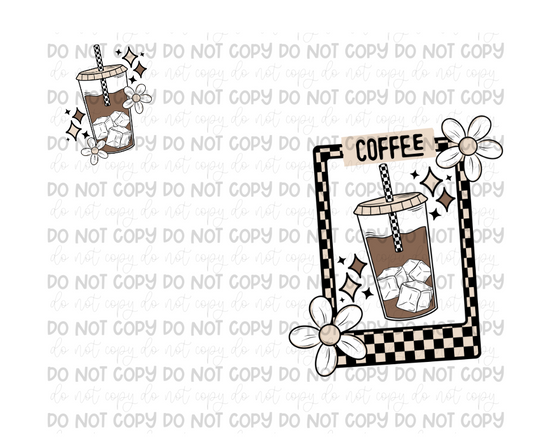 Coffee Card-Ready to Press Transfer