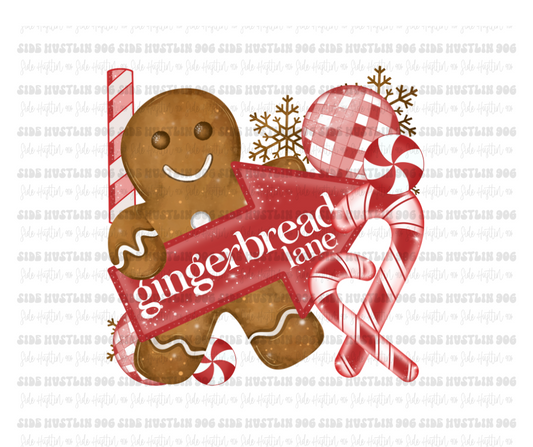 Gingerbread Lane-Ready to Press Transfer