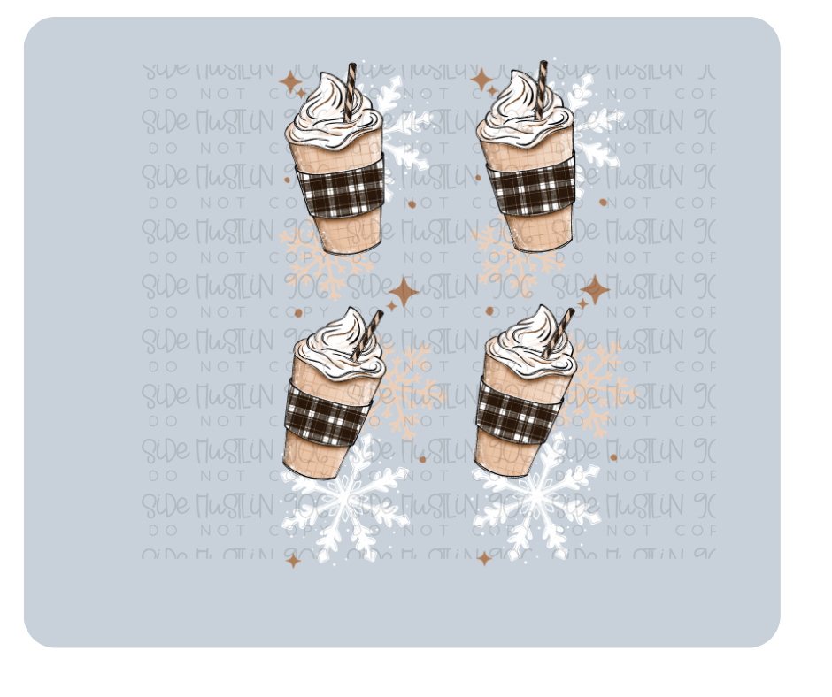 Freezing Season Coffee Sleeve-Ready to Press Transfer
