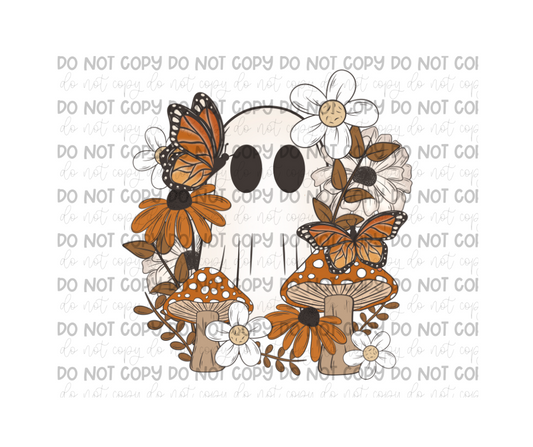 Cottagecore Fall Ghost-Ready to Press Transfer
