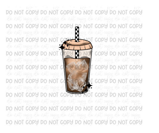 Iced Coffee Cup-Ready to Press Transfer