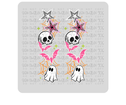 Spooky Web Sleeve-Ready to Press Transfer
