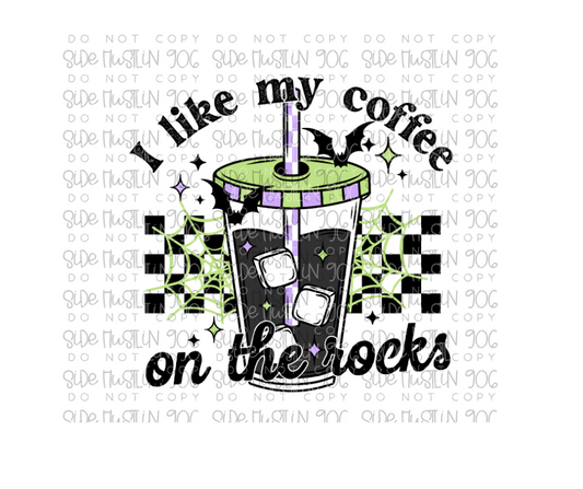 On the Rocks spooky-Ready to Press Transfer