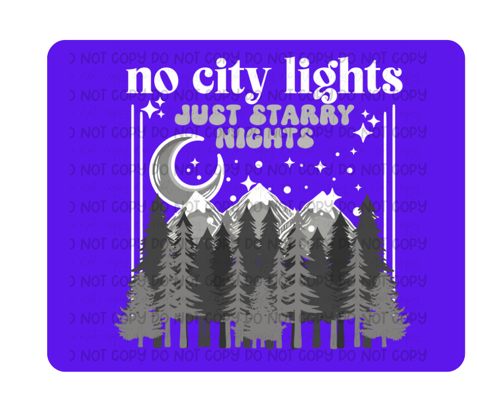 Starry Nights white-Ready to Press Transfer