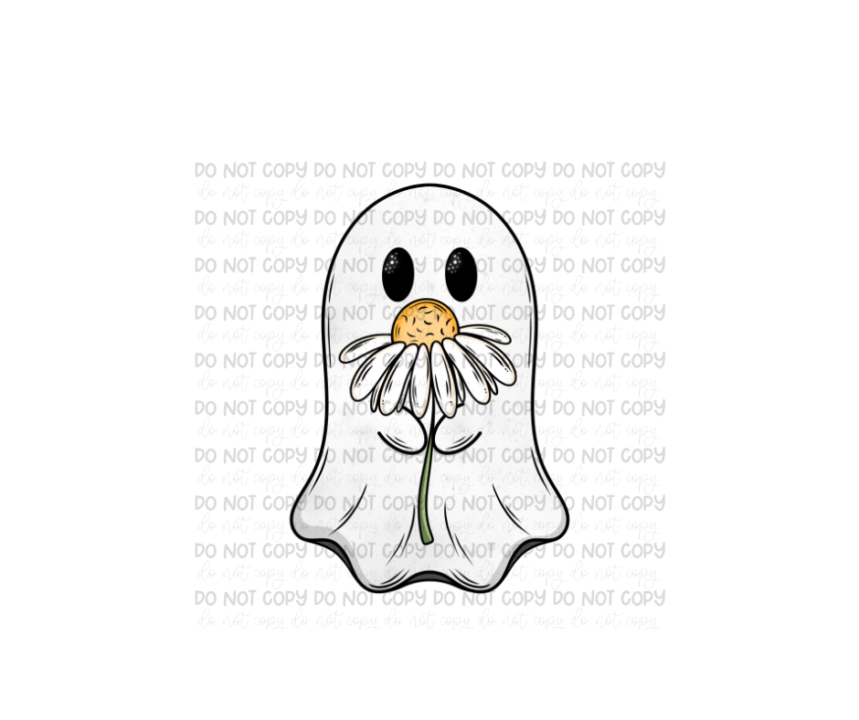 Daisy Ghostie-Ready to Press Transfer