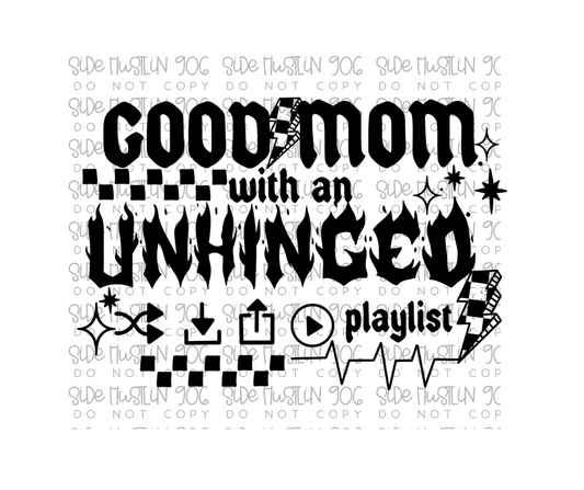 Unhinged Playlist Single Color-Ready to Press Transfer