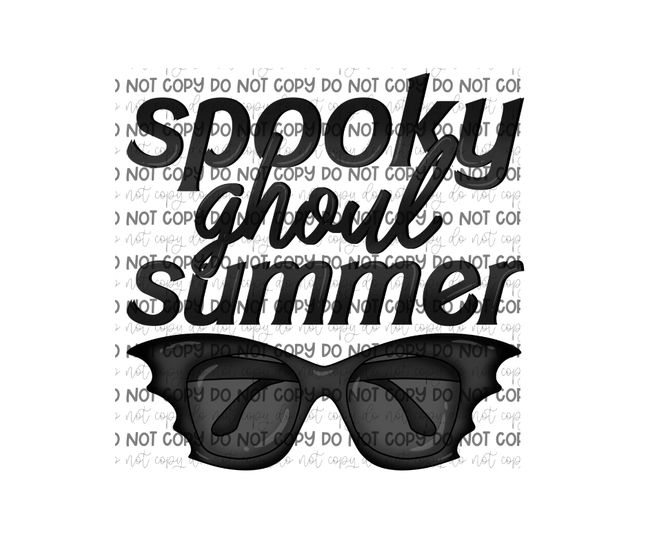 Spooky Ghoul Summer-Ready to Press Transfer