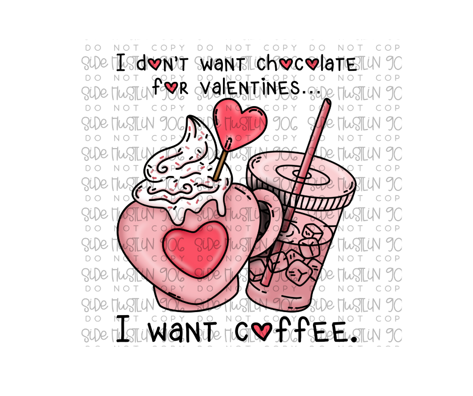 Coffee-Ready to Press Transfer