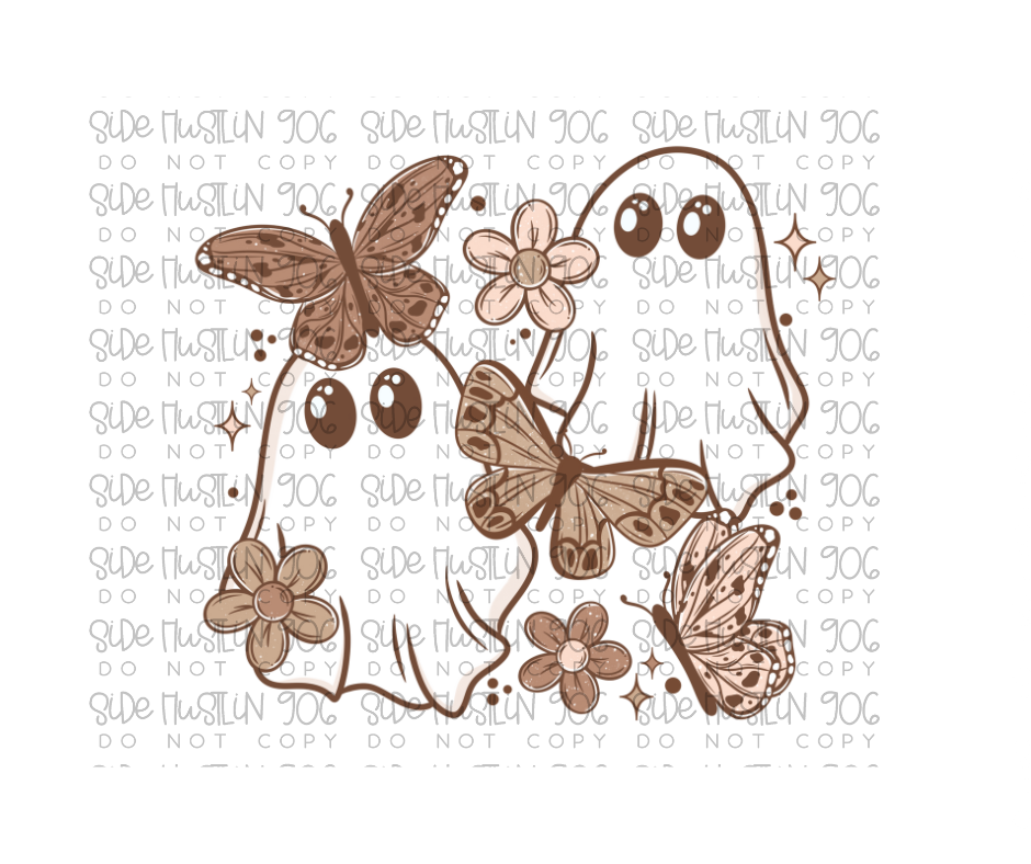 Butterfly Ghosties-Ready to Press Transfer