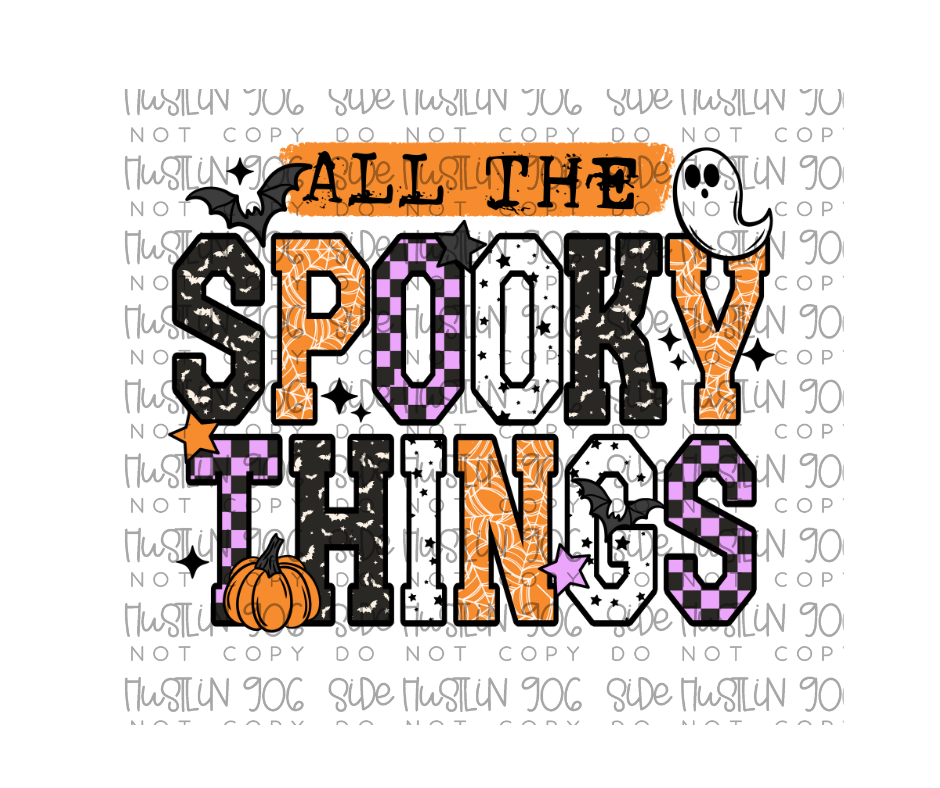 All the Spooky Things-Ready to Press Transfer